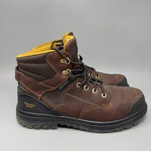 Georgia Boot 6" Boots Brown Waterproof Leather G086 Safety Steel Toe Mens 13M